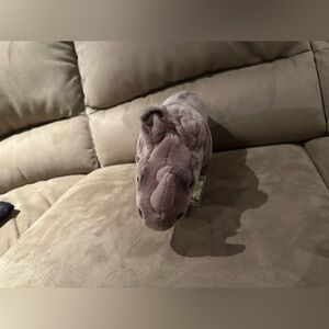 Webkinz signature endangered black African rhinoceros with sealed code